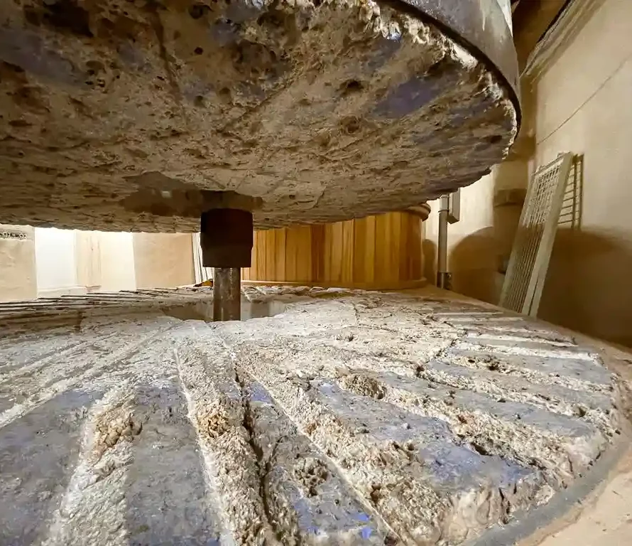 Farine meule de pierre